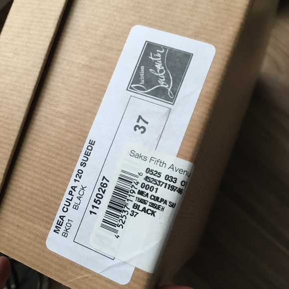 Christian Louboutin Black Mea Culpa 120Mm Court - Picture 4 of 8